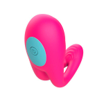 Розовое виброкольцо с пультом ДУ I-Moon Candy MY-1001