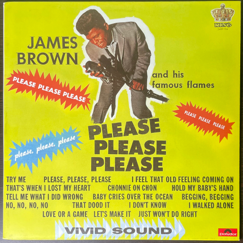 James Brown And His Famous Flames ‎– Please, Please, Please (Франция 1983г.)