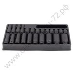 Набор длинных ударных головок 1/2" Hans в ложементе, TT-60