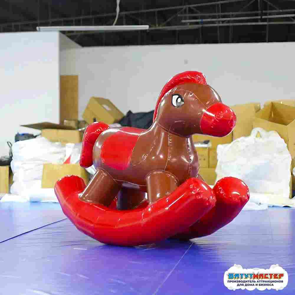 Надувная лошадка качалка «Весёлый скакун», 2×0,7×1,4 м