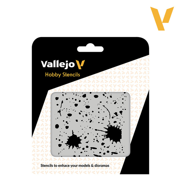 Hobby Stencils: Splash & Stains