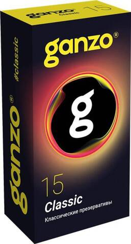 Презервативы Классические Ganzo Classic №15 шт 6600GZ