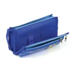 Пенал мягкий 3 отделения 200х70х90 Юнландия Футбол, синий, ткань