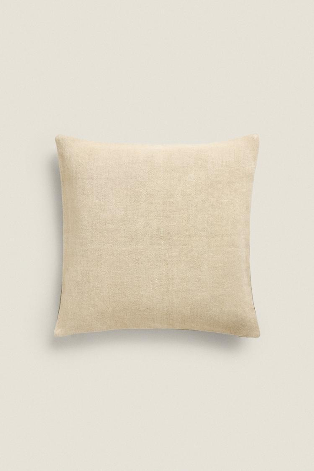 ZARA HOME ОДНОТОННЫЙ ЧЕХОЛ НА ПОДУШКУ, СВЕТЛО-ЗЕЛЕНЫЙ