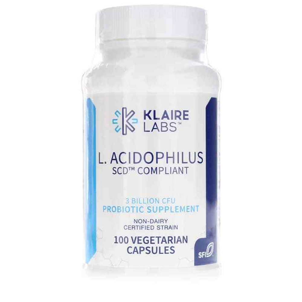 Klaire Labs - L, Acidophilus SCD Compliant - 100 capsules