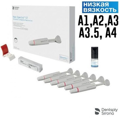 Neo Spectra ST LV Intro Kit Низкая вязкость 5 шприцев (А1, А2, А3, А3.5, А4, Prime&Bond) 60701880