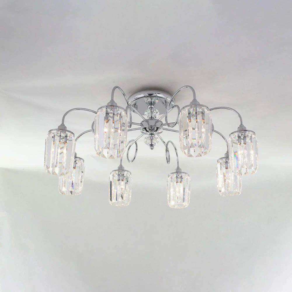 Citilux Синди CL330181 Люстра хрустальная Хром