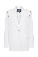 Блейзер оверсайз с молниями