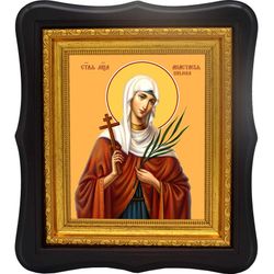 Анастасия Шилова мученица. Икона на холсте.