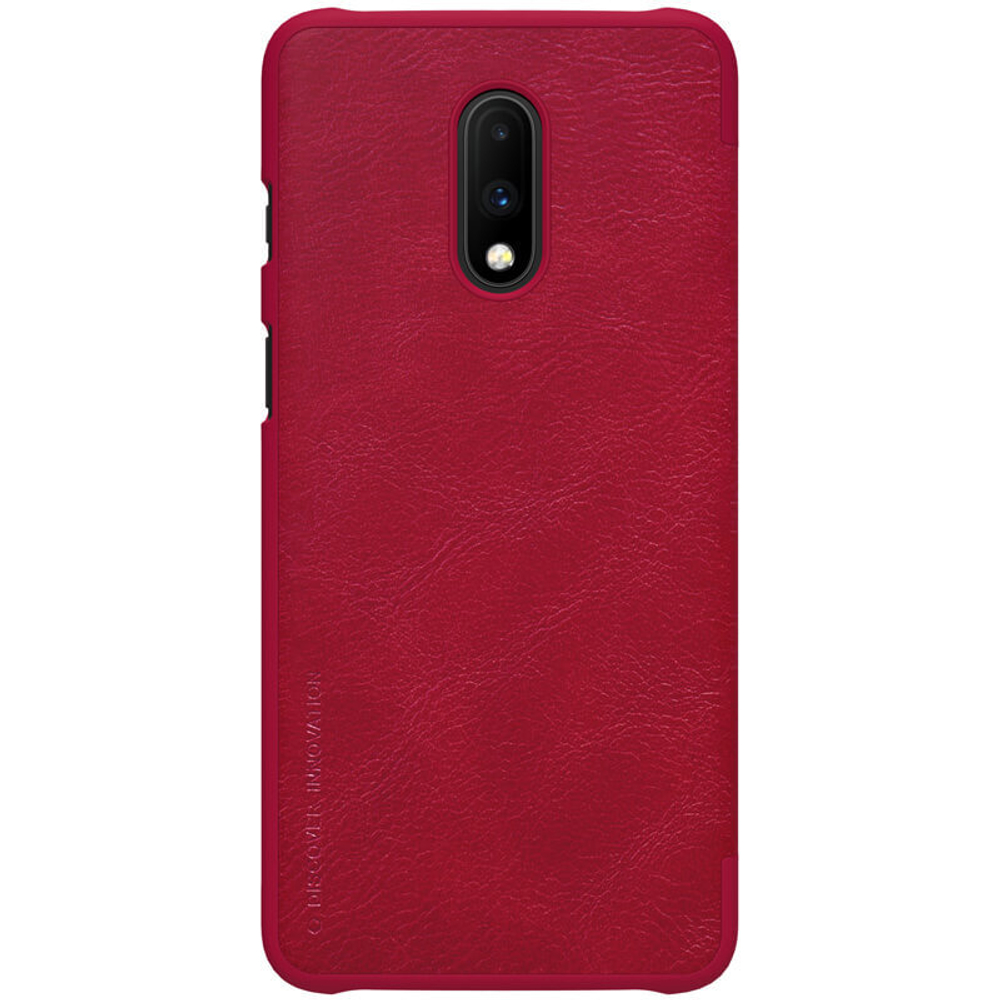 Кожаный чехол-книжка Nillkin Leather Qin для OnePlus 7