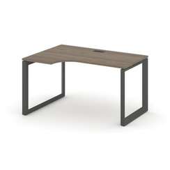 Style Project Стол рабочий эргономичный SN-59O.SPA-002(L) Вяз Благородный/Металл Антрацит/Черный Заг