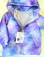 Куртка "Локи" для девочки на флисе демисезонная