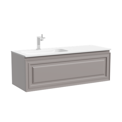 Тумба подвесная SANCOS Very  левая 1195х445х406, c одним  ящиком оснащенным доводчиками, Doha Soft , арт.VR120LSM