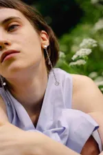 Моносерьга Before.Swine Twins Smile Chain