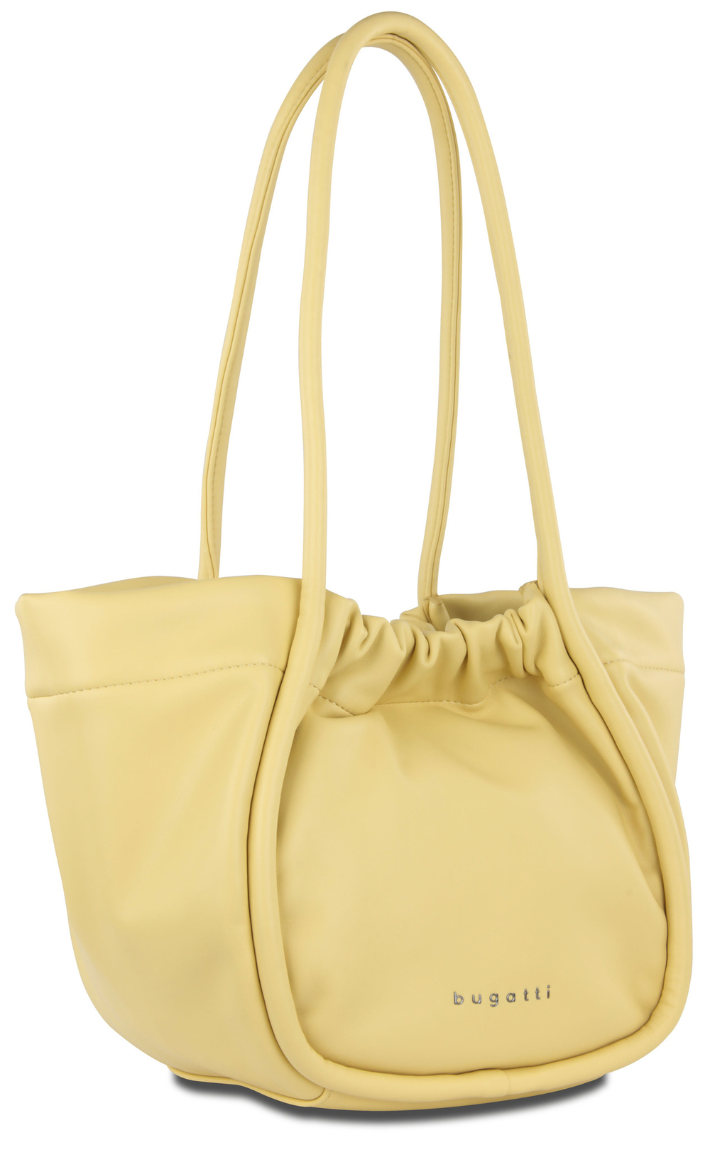 Фото сумка наплечная женская BUGATTI Daria жёлтая полиуретан с гарантией