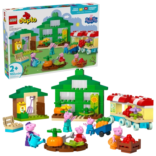 Конструктор LEGO Duplo 10461 Peppa Pig Сад и теплица дедушки