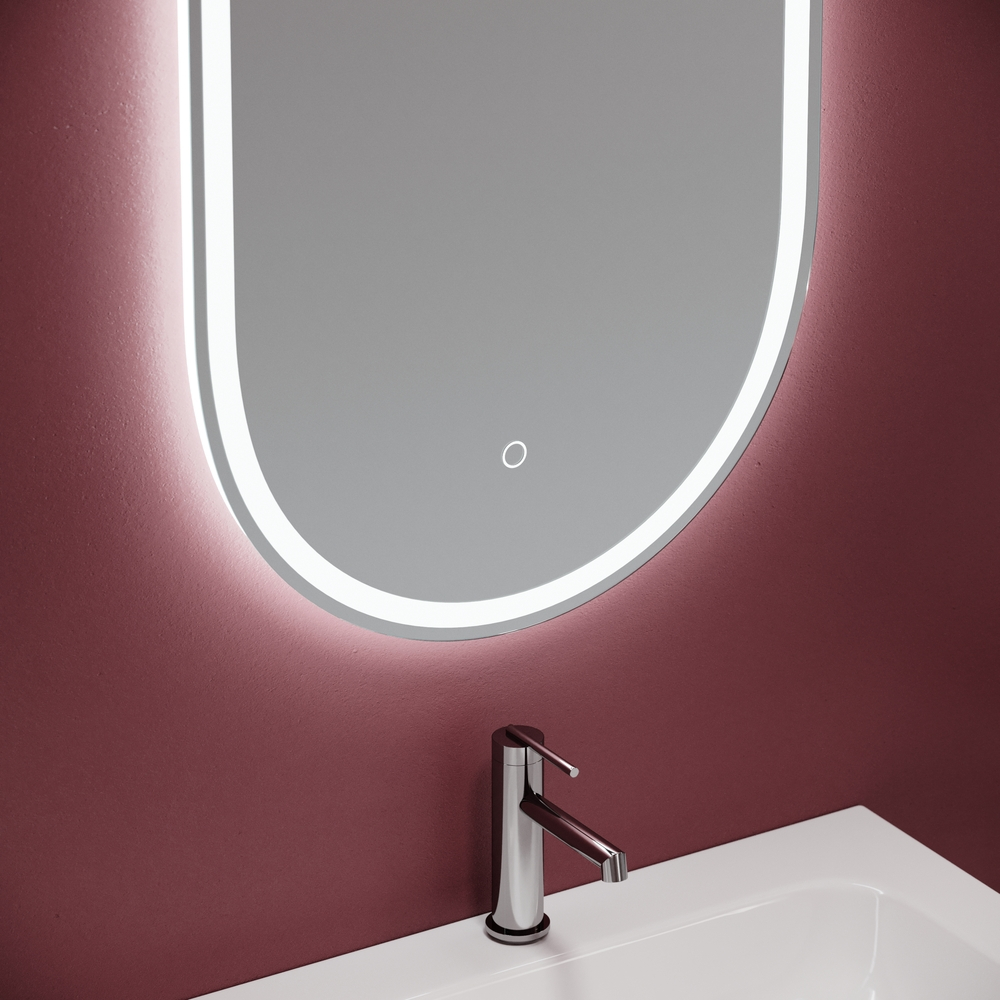 Зеркало с подсветкой Sancos Oval 550х1050 мм