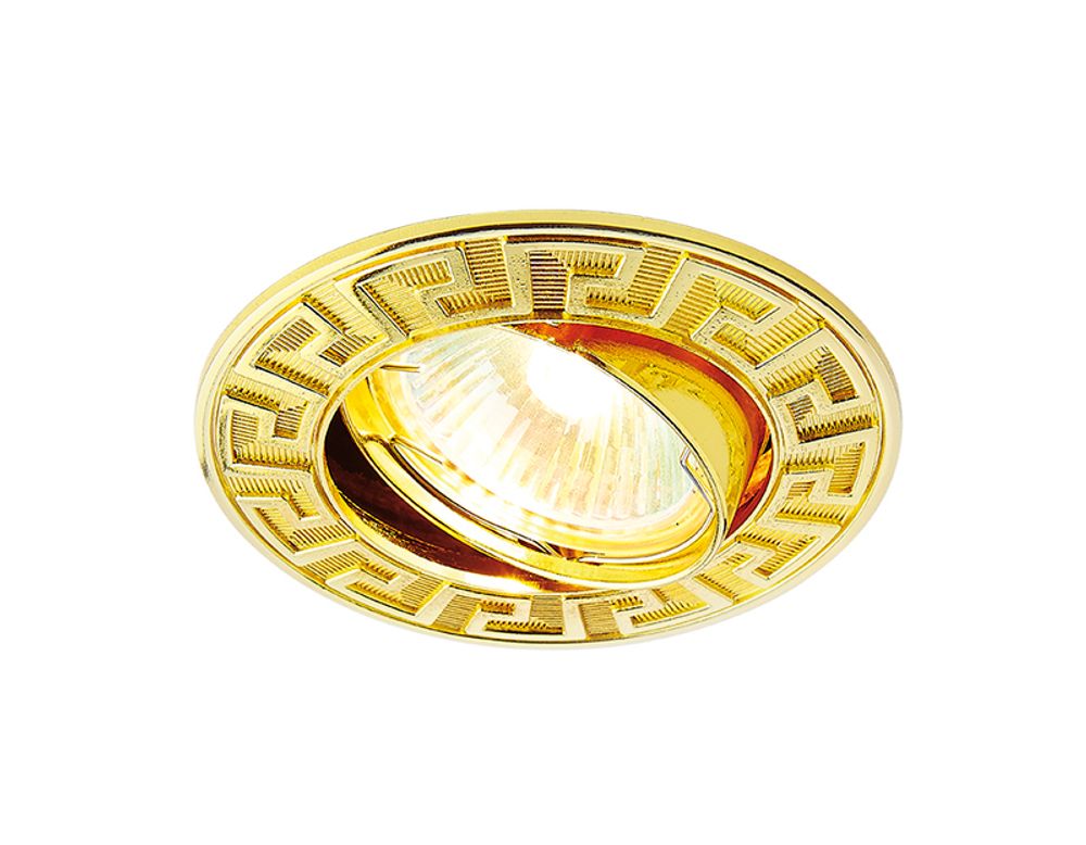 Встраиваемый точечный светильник 120090 GD золото MR16