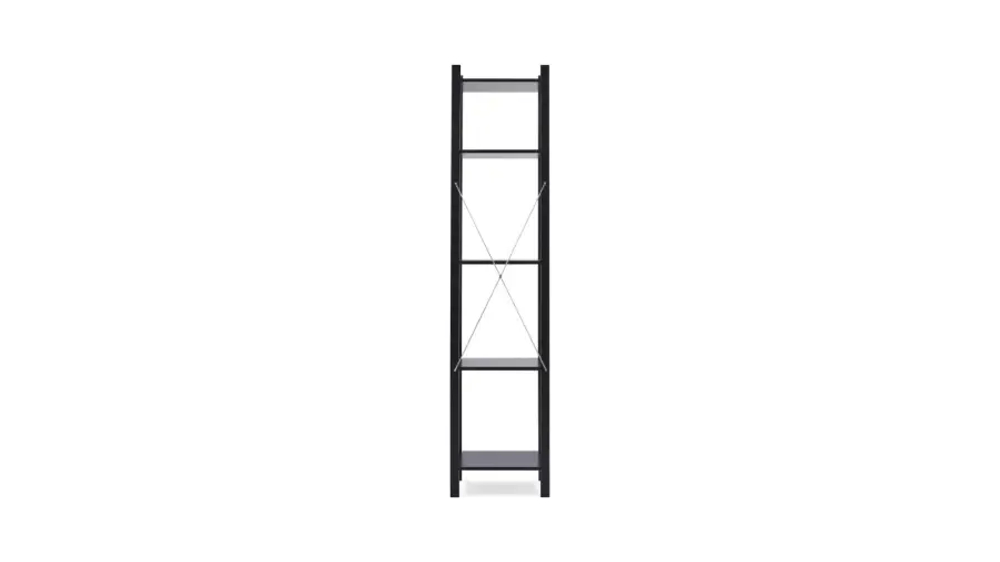 Стеллаж 5 полок - аналог IKEA/IVAR/ИВАР/УДОРА/ ИКЕА,  49x210x30см, черный