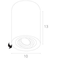 Точечный накладной светильник Arte Lamp