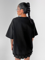 Футболка JN 5302 однотонная удлиненная с надписью Хорошие девочки