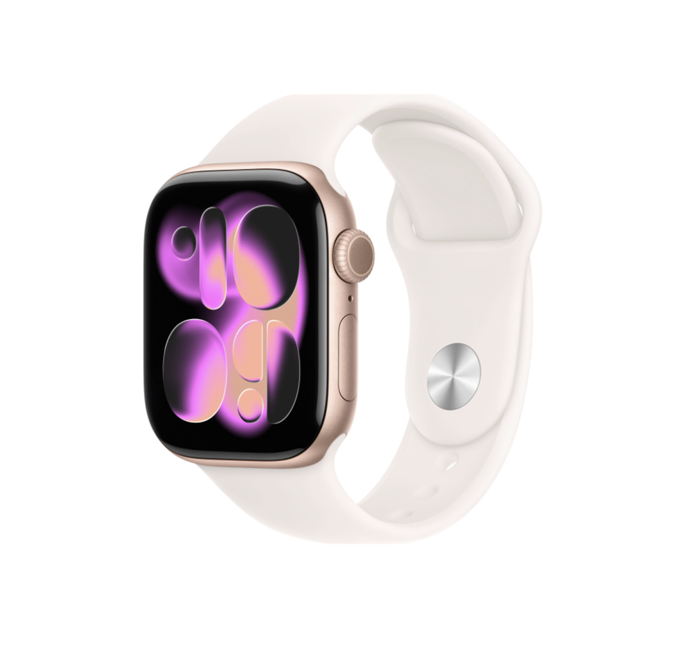 Умные часы Apple Watch Series 11 46mm Rose Gold Al LB SB M/L GPS (MEVU4)