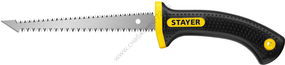 STAYER 150 мм, Выкружная мини-ножовка по гипсокартону (2-15170)