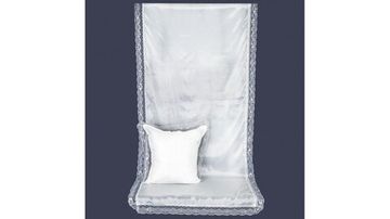 Набор шелковый без печати с кружевом (с наволочкой)