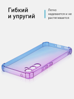Чехол ROSCO для Samsung Galaxy A34 (арт.SS-A34-HARD-TPU-VIOLET-BLUE )