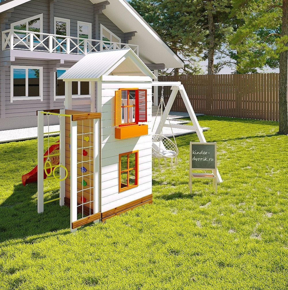 Детский игровой комплекс домик "Марсель СПОРТ"