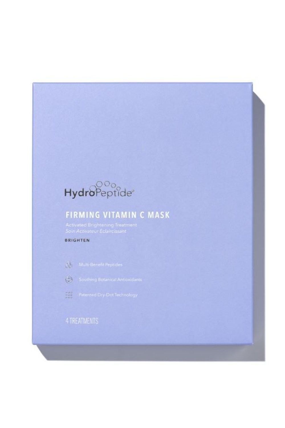 HydroPeptide Уплотняющая и восстанавливающая маска со стабильной формой Вит С, 4 шт | Firming Vitamin C Mask