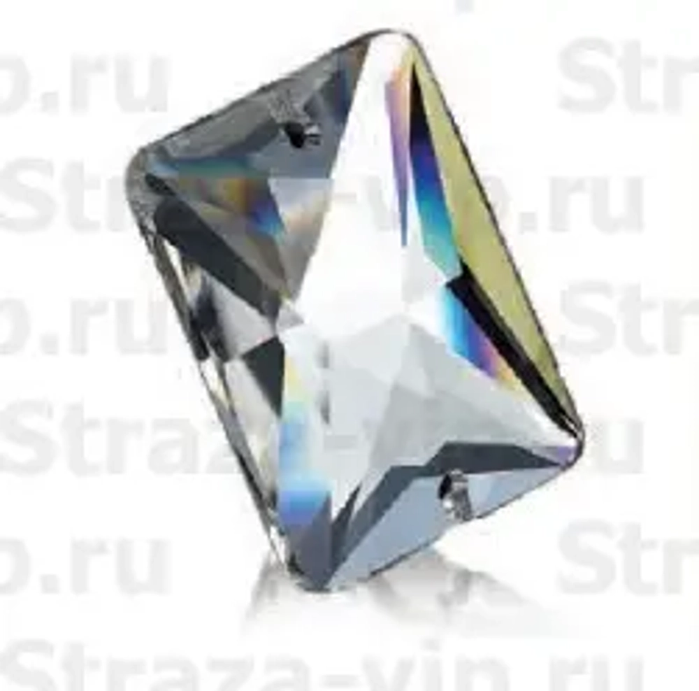 0AF-SRE101-18-01 ASFOUR 606 RECTANGLE col.CRYSTAL 18мм =1шт.