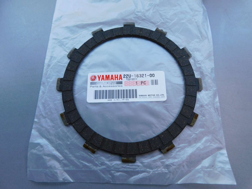 диск корзины сцепления фрикционный Yamaha XVS1100 Drag Star 1100 22U-16321-00-00