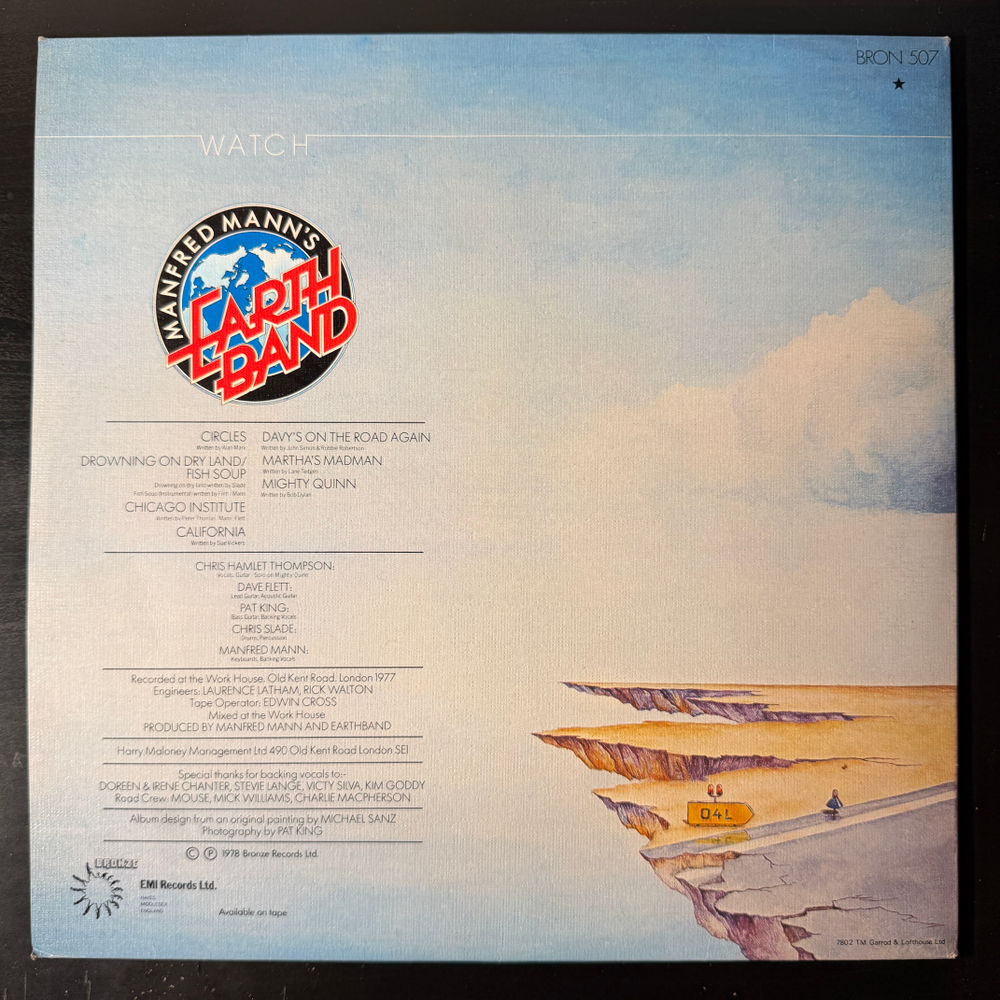 Manfred Mann's Earth Band ‎– Watch (Англия 1978г.) Т