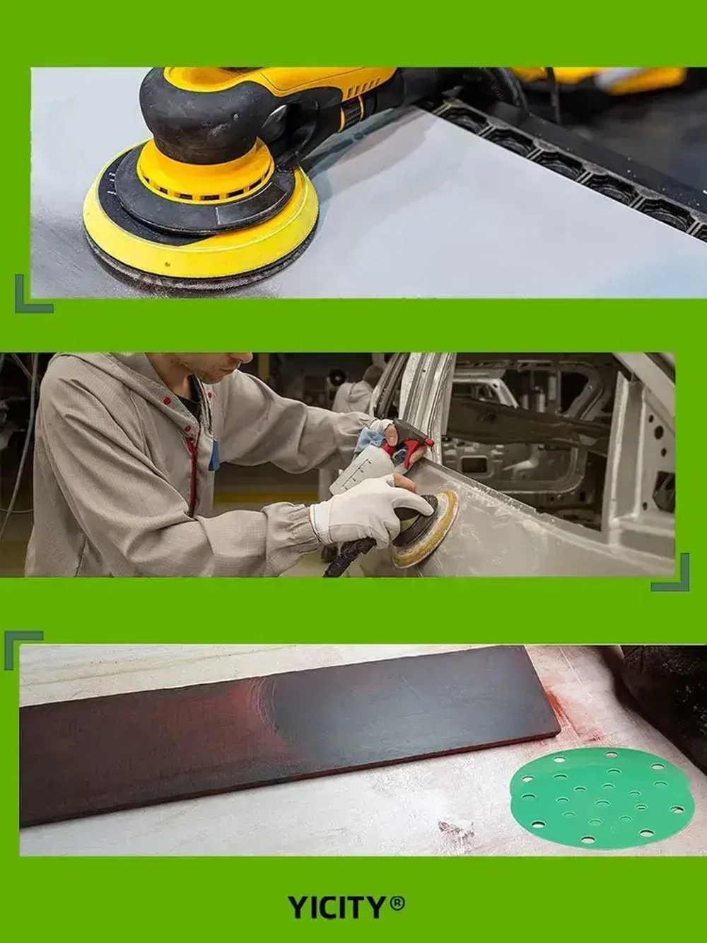 Набор наждачных шлифовальных кругов 125 мм / 60шт /Р600,P800,P1000,P1200,P1500,P2000;