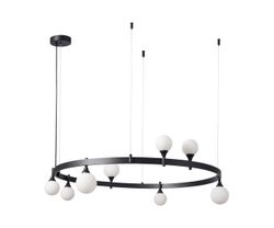 Kink Light 07808-8,19 Люстра Бьянки черный G9 8*7W