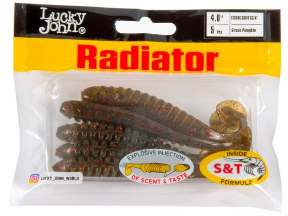 Виброхвосты съедобные LJ Pro Series RADIATOR 4.0"(10 см), цв. PA03, 5 шт.