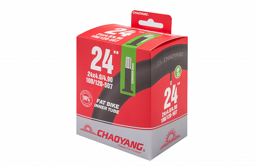 Велокамера STELS/CHAO YANG 24"x4.0" автовентиль (FAT BIKE), в инд. упаковке
