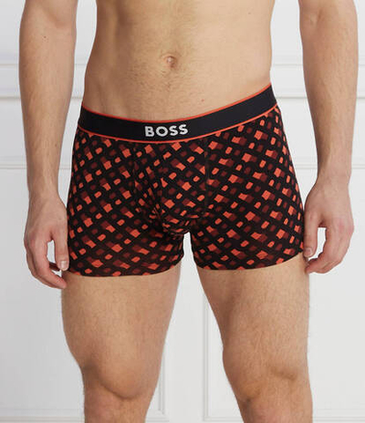 Трусики-боксеры Trunk 24 Print BOSS BLACK - оранжевый(50495485)