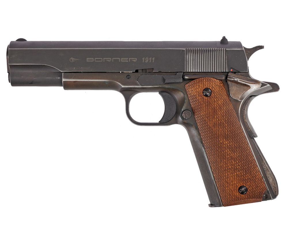 Пистолет пневматический Borner 1911 Colt Blowback кал 4,5мм