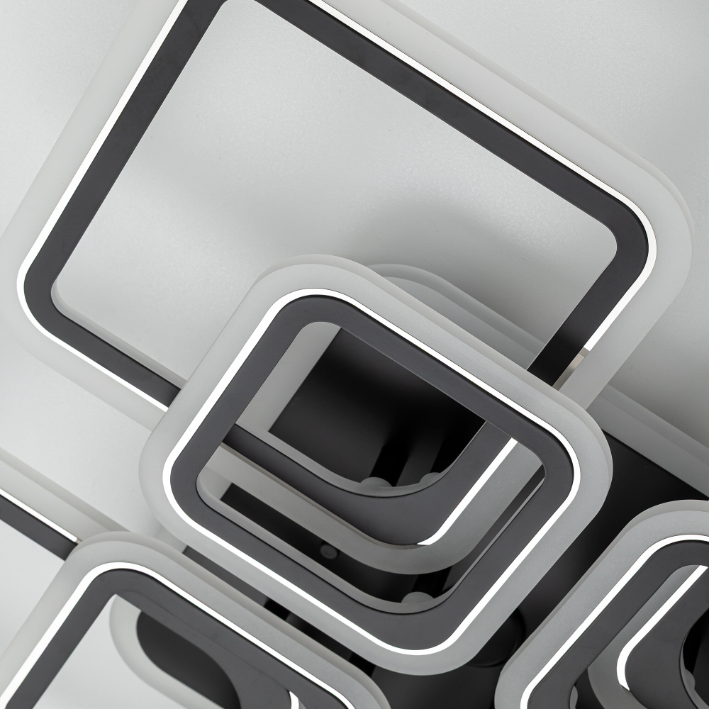 Citilux Марсель Смарт CL232A185E RGB Умная люстра Чёрная