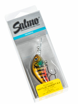 Воблер плавающий Salmo HORHET Rattlin F / 6.5 см, цвет Clear Floating Hot Gill