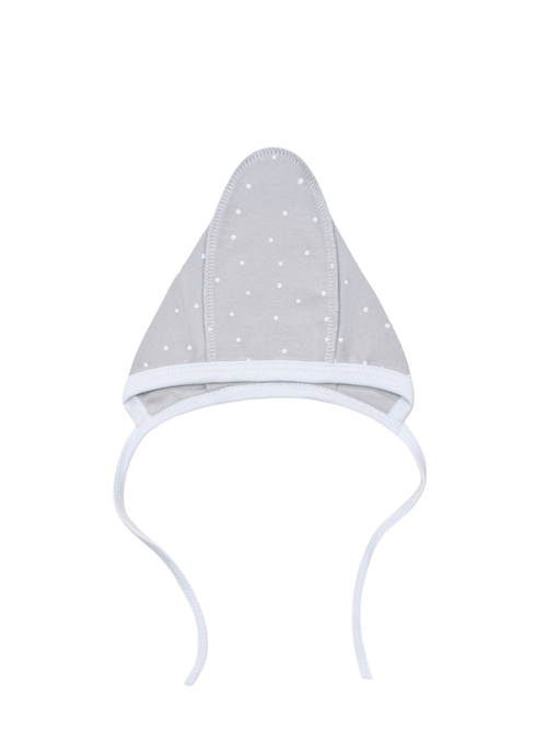 Чепчик Горошек gray