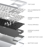 Клавиатура DARK PROJECT Fuji V2 белый
