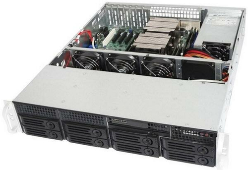 Серверный корпус Ablecom CS-R25-31P 550 Вт чёрный