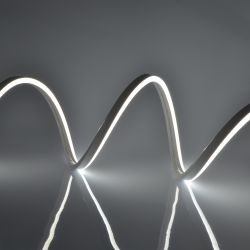 ULS-N03-2835-100LED-m-8mm-IP67-DC12V-11W-m-5M-6500K Светодиодная гибкая герметичная лента. NEON. Катушка 5м. в блистере. Дневной белый свет 6500K. ТМ Uniel