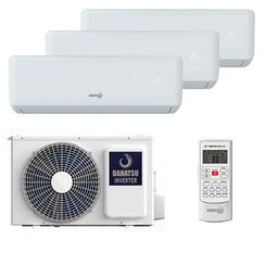 Мультисплит система на 3 комнаты Dahatsu DHMULT-07 + DHMULT-07 + DHMULT-09 / DHMULT-24/3