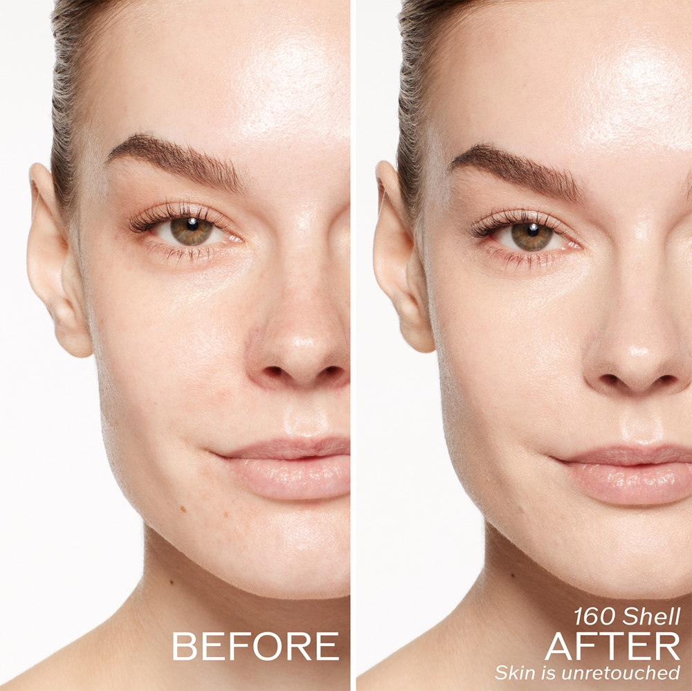 Shiseido Revitalessence Skin Glow Foundation - Легкое тональное средство с эффектом сияния SPF 30 оттенок Shell, 30 ml