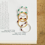 Кольцо КОЛТ позолота с хризопразами