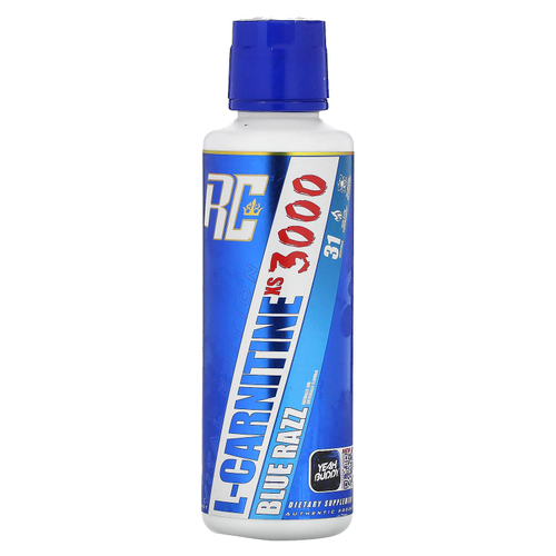 Ronnie Coleman, Vital Edition, XS 3000, L-карнитин, со вкусом голубой малины, 473,28 мл (16 жидк. унций)